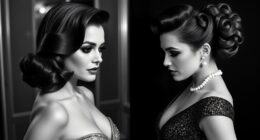 elegant vintage hairstyle styles