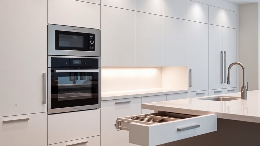 hidden appliances and lifts