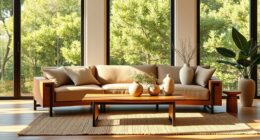 natural materials clean lines