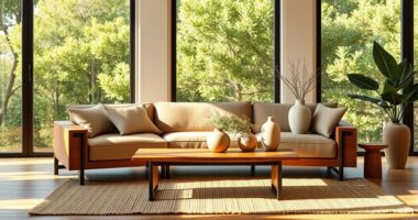 natural materials clean lines