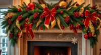 oversized decorative holiday garland