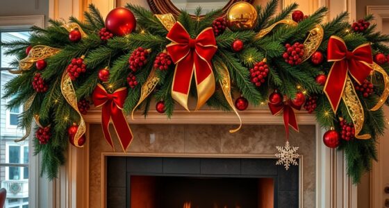 oversized decorative holiday garland