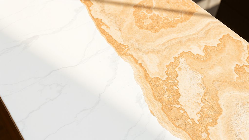 quartzite and marble surfaces