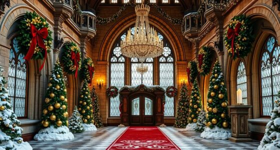 royal holiday castle decor