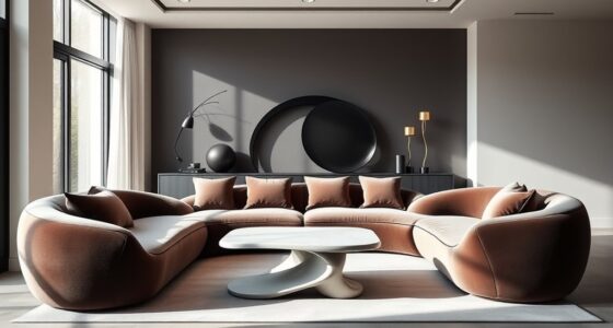 sculptural curved furniture trends