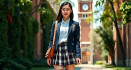 sophisticated collegiate fashion