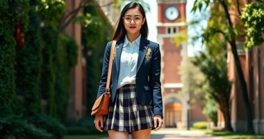 sophisticated collegiate fashion