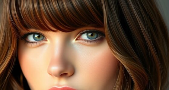 stylish versatile face framing fringe