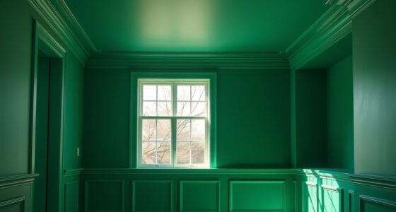 uniform monochromatic wall painting