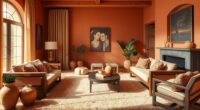 warm earthy interior colors