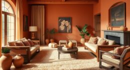 warm earthy interior colors