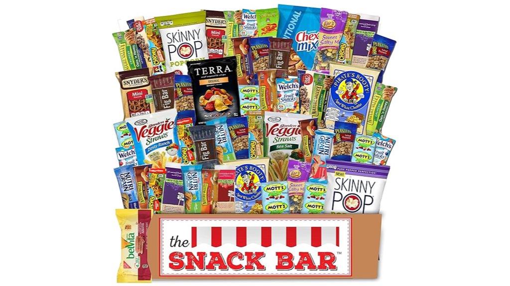 assorted nutritious snack bundle