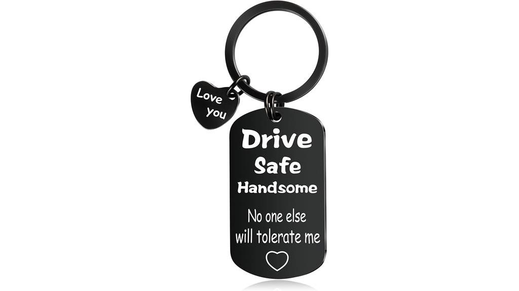 boyfriend s safe driving keychain