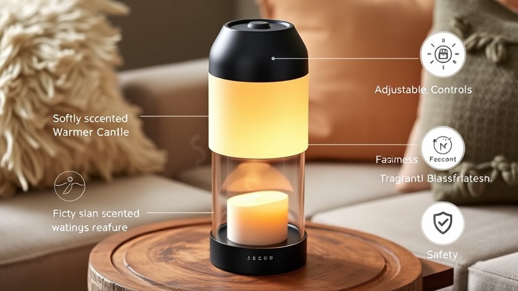 candle warmer features checklist