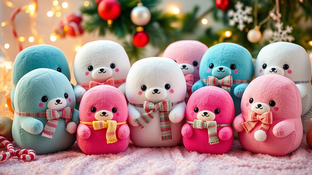 choosing festive cuddly collectibles