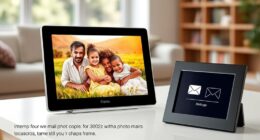 email enabled digital photo frames