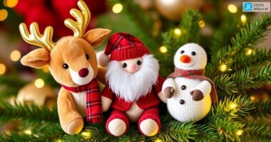 festive cozy jellycat favorites