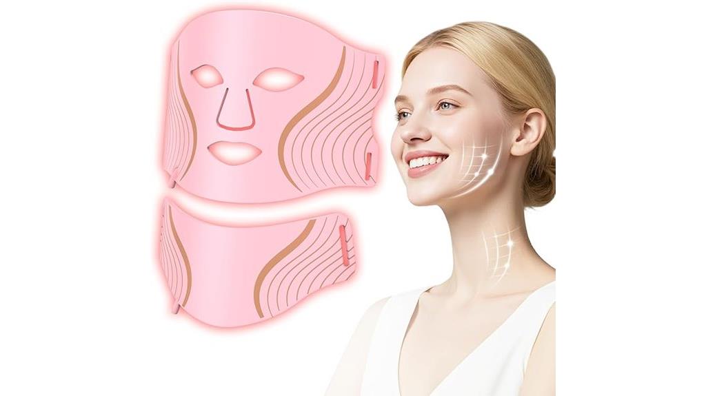 led facial skin mask