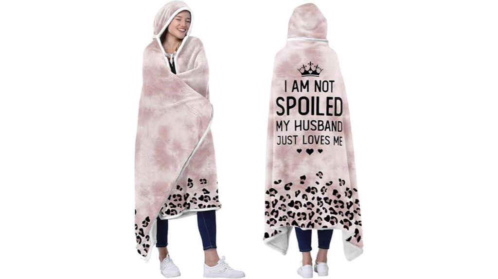 luxurious fleece blanket hoodie