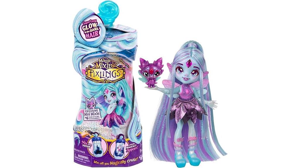 pixlings deluxe pack doll