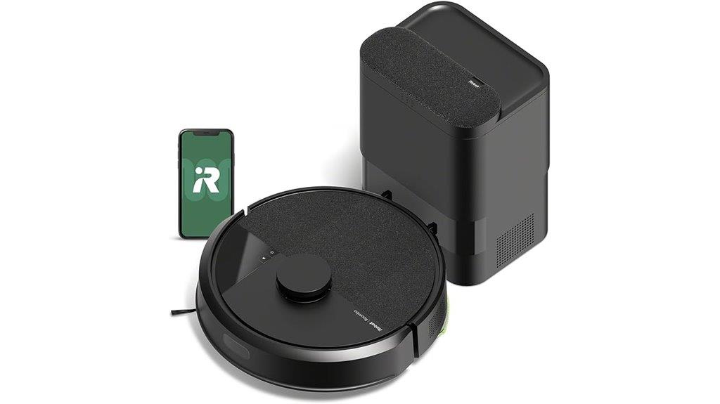 robotic vacuum with auto empty