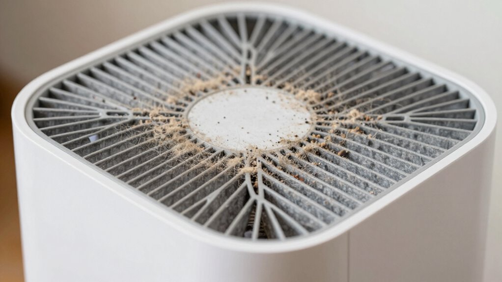 air filters trap airborne particles
