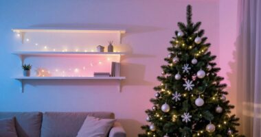 chic color changing christmas