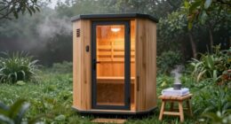 convenient portable sauna design