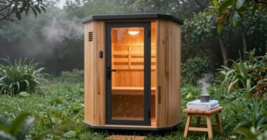 convenient portable sauna design