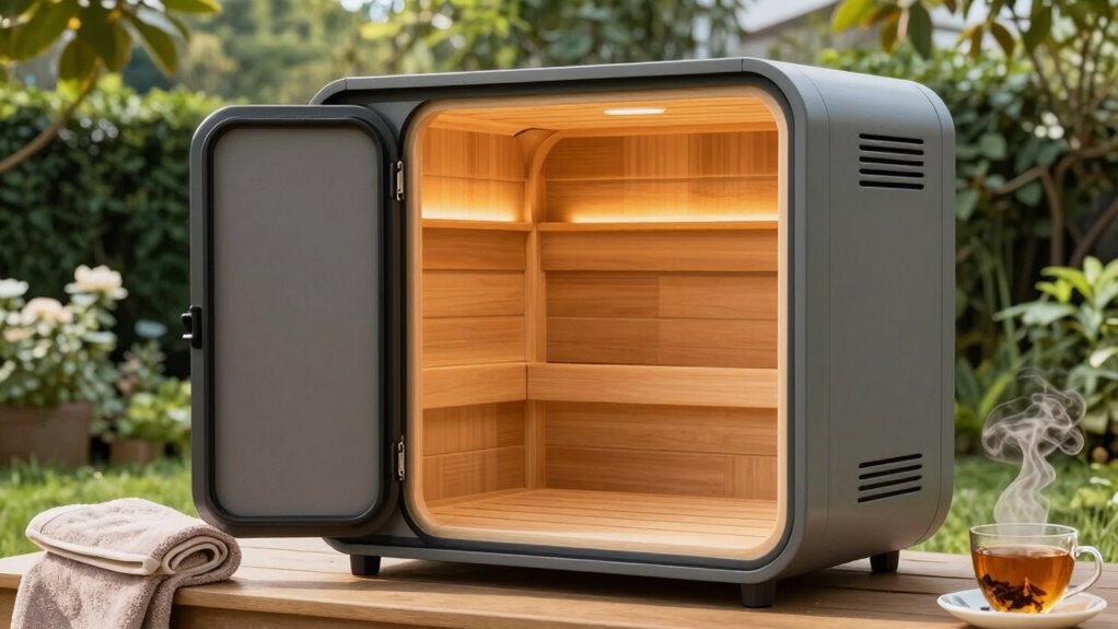 customized relaxation sauna features