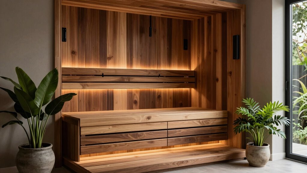 integrate sauna with style