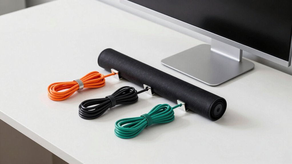 organize cables for efficiency