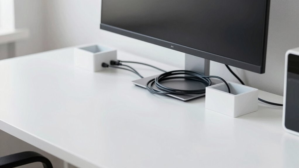 organized cables boost productivity