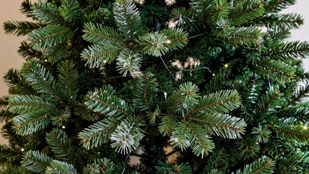 realistic christmas tree features