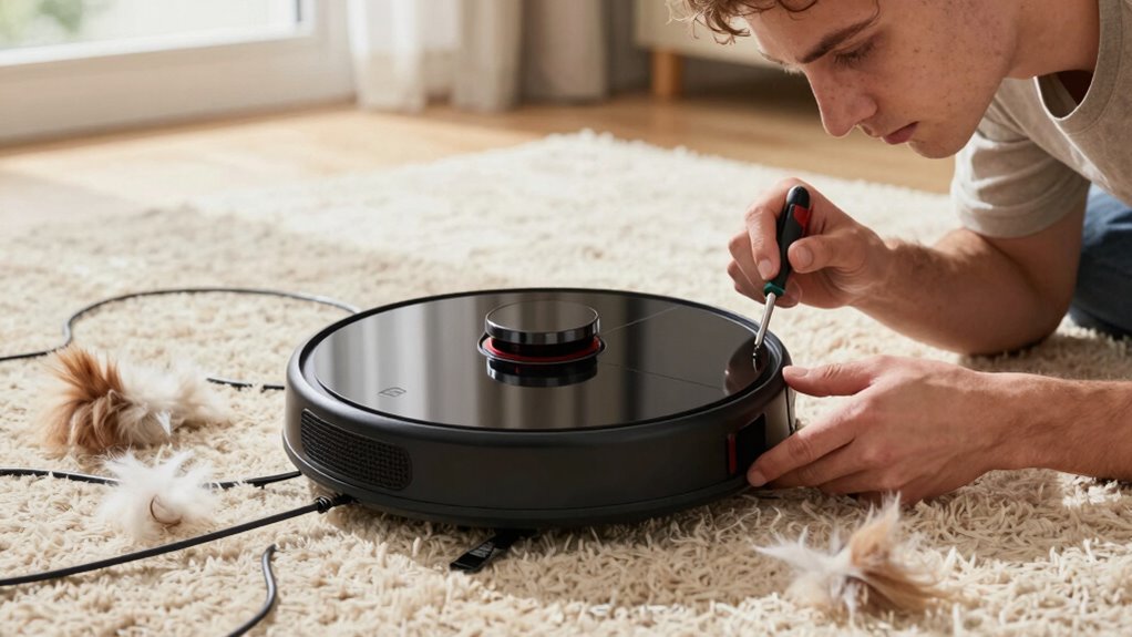 troubleshooting robot vacuum issues