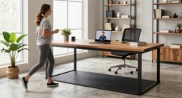 adding walking pads at desks