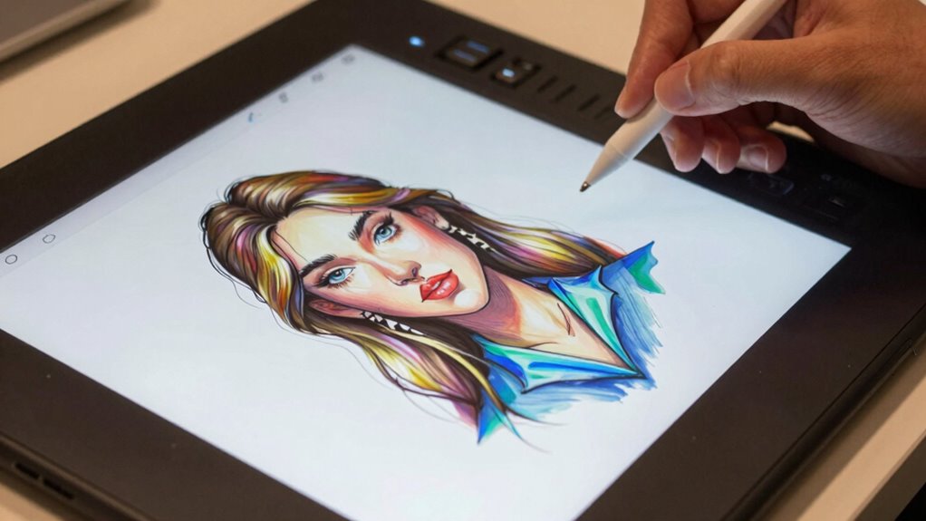 display resolution and pen sensitivity