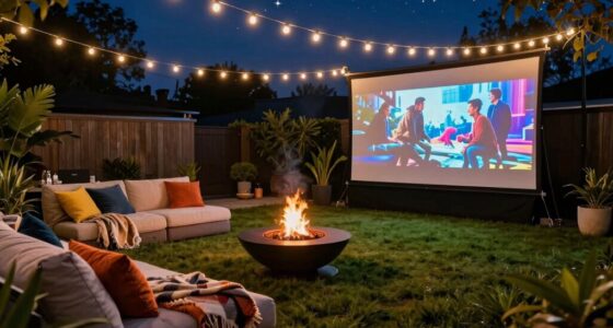 enhanced outdoor movie experience