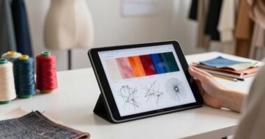 fashion designers use tablets