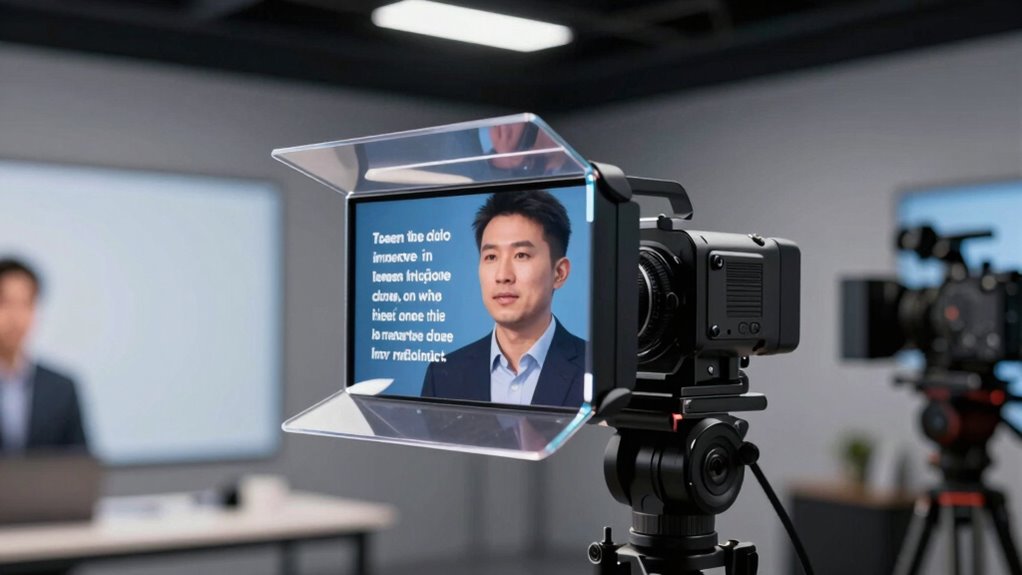 integrated real time script display