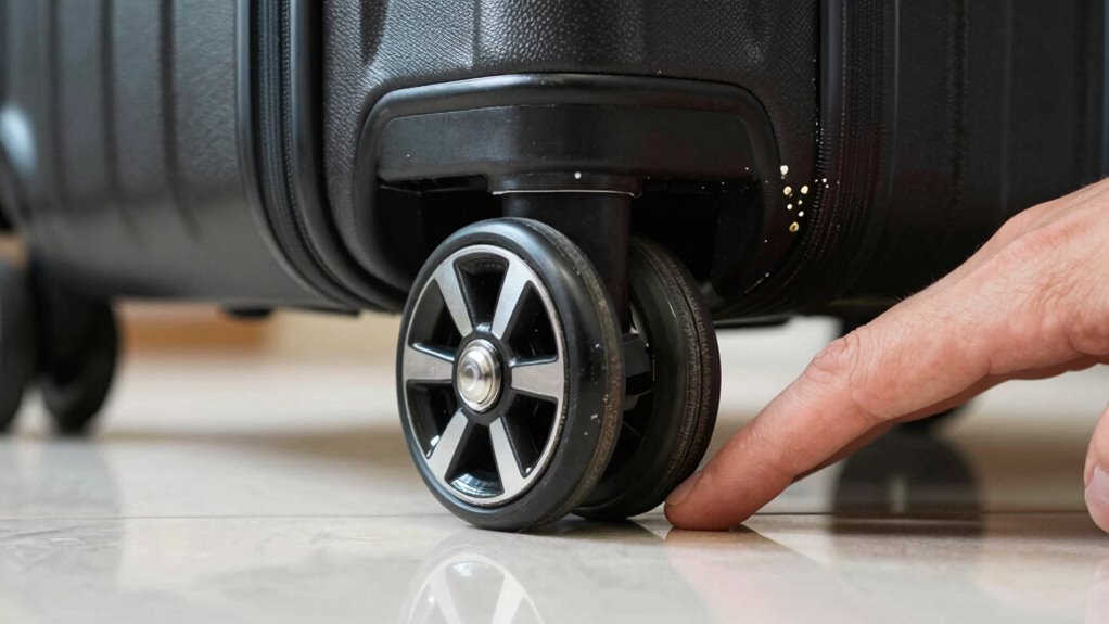 luggage wheel performance assessment