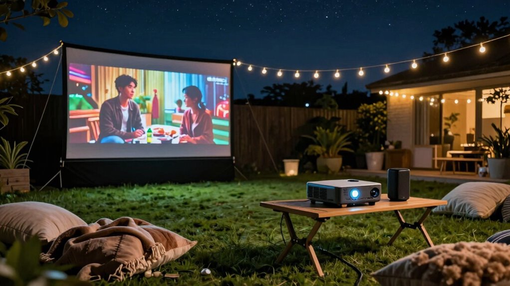 outdoor movie night troubleshooting