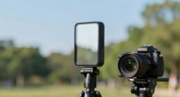 portable teleprompter setup