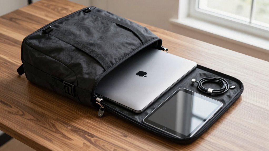 secure organized travel gear