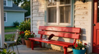 A Pop of Color Transformed This 1940s Front Porch