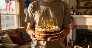 How America Celebrated Its 100th Birthday
