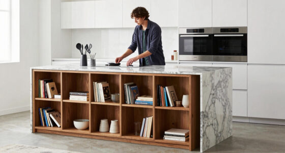 This Stylish IKEA BILLY Hack Looks Like a High-End Kitchen Island