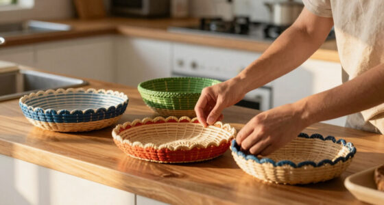 Aldi Just Dropped $10 Scalloped Woven Baskets And Trays