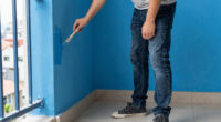Before And After: IKEA Tiles And A Bright Blue Paint Made This Balcony Unrecognizable
