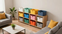 I Added Pops Of Color And Storage To My Living Room — It Feels So Much Bigger